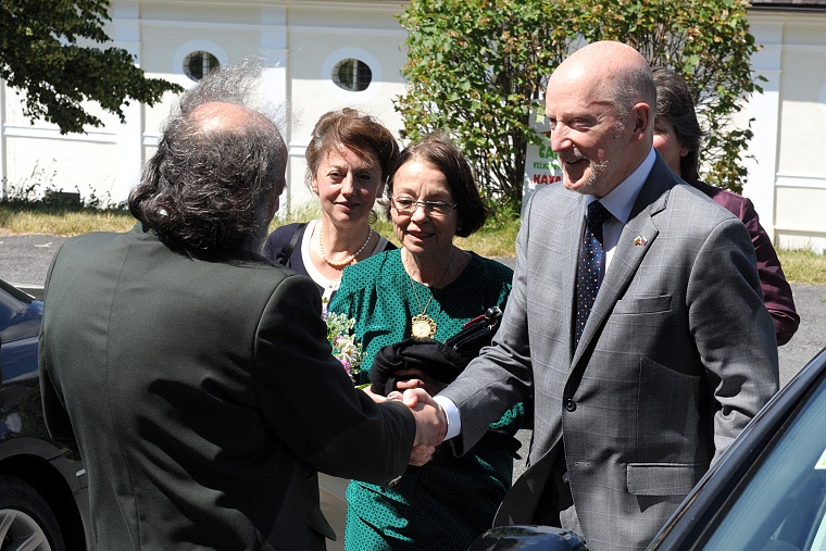 Návšteva Simeona ll. Coburga s manželkou Margitou 2014