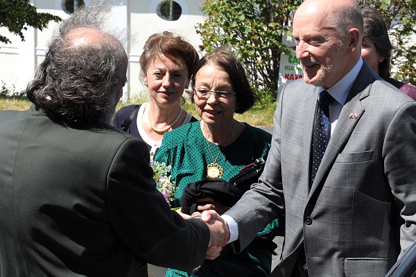 Návšteva Simeona ll. Coburga s manželkou Margitou 2014